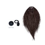 GLOBOSTAR® ARCHIPELAGO 01748 Boho Κρεμαστό Φωτιστικό Οροφής με Ντουί 1 x E27 AC 220-240V IP20 - Καφέ - Μ30 x Π30 x Υ63cm - Image 10