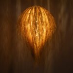 GLOBOSTAR® ARCHIPELAGO 01749 Boho Κρεμαστό Φωτιστικό Οροφής με Ντουί 1 x E27 AC 220-240V IP20 - Μπεζ - Μ40 x Π40 x Υ63cm - Image 3