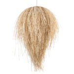 GLOBOSTAR® ARCHIPELAGO 01749 Boho Κρεμαστό Φωτιστικό Οροφής με Ντουί 1 x E27 AC 220-240V IP20 - Μπεζ - Μ40 x Π40 x Υ63cm - Image 6