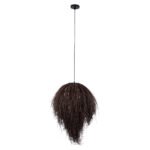 GLOBOSTAR® ARCHIPELAGO 01750 Boho Κρεμαστό Φωτιστικό Οροφής με Ντουί 1 x E27 AC 220-240V IP20 - Καφέ - Μ40 x Π40 x Υ63cm - Image 4