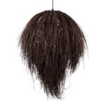 GLOBOSTAR® ARCHIPELAGO 01750 Boho Κρεμαστό Φωτιστικό Οροφής με Ντουί 1 x E27 AC 220-240V IP20 - Καφέ - Μ40 x Π40 x Υ63cm - Image 5