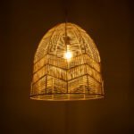 GLOBOSTAR® ALOHA 01751 Boho Κρεμαστό Φωτιστικό Οροφής με Ντουί 1 x E27 AC 220-240V IP20 - Μπεζ - Μ45 x Π45 x Υ48cm - Image 3