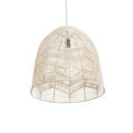 GLOBOSTAR® ALOHA 01751 Boho Κρεμαστό Φωτιστικό Οροφής με Ντουί 1 x E27 AC 220-240V IP20 - Μπεζ - Μ45 x Π45 x Υ48cm - Image 6