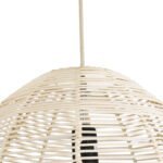 GLOBOSTAR® ALOHA 01751 Boho Κρεμαστό Φωτιστικό Οροφής με Ντουί 1 x E27 AC 220-240V IP20 - Μπεζ - Μ45 x Π45 x Υ48cm - Image 9