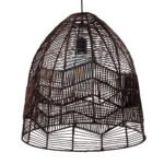 GLOBOSTAR® ALOHA 01752 Boho Κρεμαστό Φωτιστικό Οροφής με Ντουί 1 x E27 AC 220-240V IP20 - Καφέ - Μ45 x Π45 x Υ48cm - Image 6