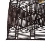 GLOBOSTAR® ALOHA 01752 Boho Κρεμαστό Φωτιστικό Οροφής με Ντουί 1 x E27 AC 220-240V IP20 - Καφέ - Μ45 x Π45 x Υ48cm - Image 9