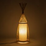 GLOBOSTAR® AZORES 01753 Boho Επιδαπέδιο Φωτιστικό με Ντουί 1 x E27 AC 220-240V IP20 - Μπεζ - Μ30 x Π30 x Υ90cm - Image 3