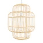 GLOBOSTAR® HIBISCUS 01763 Boho Κρεμαστό Φωτιστικό Οροφής με Ντουί 1 x E27 AC 220-240V IP20 - Μπεζ - Μ48 x Π48 x Y60cm - Image 5