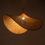 GLOBOSTAR® CUBA 01767 Boho Κρεμαστό Φωτιστικό Οροφής με Ντουί 1 x E27 AC 220-240V IP20 - Μπεζ - Μ80 x Π80 x Υ49cm - Image 3