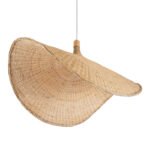 GLOBOSTAR® CUBA 01767 Boho Κρεμαστό Φωτιστικό Οροφής με Ντουί 1 x E27 AC 220-240V IP20 - Μπεζ - Μ80 x Π80 x Υ49cm - Image 6