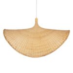 GLOBOSTAR® CUBA 01769 Boho Κρεμαστό Φωτιστικό Οροφής με Ντουί 1 x E27 AC 220-240V IP20 - Μπεζ - Μ100 x Π100 x Υ55cm - Image 8