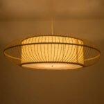 GLOBOSTAR® HIBISCUS 01782 Boho Κρεμαστό Φωτιστικό Οροφής με Ντουί 3 x E27 AC 220-240V IP20 - Μπεζ - Μ120 x Π120 x Y31cm - Image 3