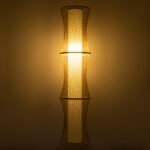 GLOBOSTAR® HIBISCUS 01783 Boho Κρεμαστό Φωτιστικό Οροφής με Ντουί 1 x E27 AC 220-240V IP20 - Μπεζ - Μ35 x Π35 x Υ150cm - Image 3