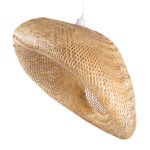 GLOBOSTAR® CARIBBEAN 01784 Μοντέρνο Κρεμαστό Φωτιστικό Οροφής με Ντουί 1 x E27 AC 220-240V IP20 - Μπεζ - Μ80 x Π80 x Υ35cm - Image 5