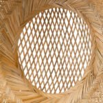 GLOBOSTAR® CARIBBEAN 01784 Μοντέρνο Κρεμαστό Φωτιστικό Οροφής με Ντουί 1 x E27 AC 220-240V IP20 - Μπεζ - Μ80 x Π80 x Υ35cm - Image 8