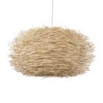 GLOBOSTAR® MINORCA 01786 Boho Κρεμαστό Φωτιστικό Οροφής με Ντουί 1 x E27 AC 220-240V IP20 - Μπεζ - Μ100 x Π100 x Υ45cm - Image 2