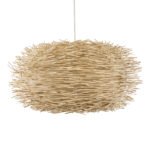 GLOBOSTAR® MINORCA 01786 Boho Κρεμαστό Φωτιστικό Οροφής με Ντουί 1 x E27 AC 220-240V IP20 - Μπεζ - Μ100 x Π100 x Υ45cm - Image 5