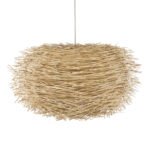 GLOBOSTAR® MINORCA 01786 Boho Κρεμαστό Φωτιστικό Οροφής με Ντουί 1 x E27 AC 220-240V IP20 - Μπεζ - Μ100 x Π100 x Υ45cm - Image 7