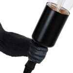 GLOBOSTAR® APES 01801 Μοντέρνο Κρεμαστό Φωτιστικό Οροφής με Ντουί 1 x E27 AC 220-240V IP20 - Μαύρο & Μπεζ - Μ26 x Π28 x Υ69cm - Image 7