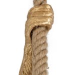 GLOBOSTAR® APES 01803 Μοντέρνο Κρεμαστό Φωτιστικό Οροφής με Ντουί 1 x E27 AC 220-240V IP20 - Χρυσό & Μπεζ - Μ26 x Π28 x Υ69cm - Image 8