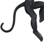 GLOBOSTAR® APES 01804 Μοντέρνο Φωτιστικό Τοίχου - Απλίκα με Ντουί 1 x E27 AC 220-240V IP20 - Μαύρο - Μ34 x Π31 x Υ61cm - Image 8