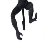 GLOBOSTAR® APES 01804 Μοντέρνο Φωτιστικό Τοίχου - Απλίκα με Ντουί 1 x E27 AC 220-240V IP20 - Μαύρο - Μ34 x Π31 x Υ61cm - Image 9