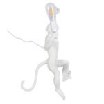 GLOBOSTAR® APES 01805 Μοντέρνο Φωτιστικό Τοίχου - Απλίκα με Ντουί 1 x E27 AC 220-240V IP20 - Λευκό - Μ34 x Π31 x Υ61cm - Image 5