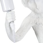 GLOBOSTAR® APES 01805 Μοντέρνο Φωτιστικό Τοίχου - Απλίκα με Ντουί 1 x E27 AC 220-240V IP20 - Λευκό - Μ34 x Π31 x Υ61cm - Image 7