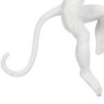 GLOBOSTAR® APES 01805 Μοντέρνο Φωτιστικό Τοίχου - Απλίκα με Ντουί 1 x E27 AC 220-240V IP20 - Λευκό - Μ34 x Π31 x Υ61cm - Image 8