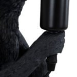 GLOBOSTAR® APES 01807 Μοντέρνο Επιτραπέζιο Φωτιστικό Πορτατίφ με Ντουί 1 x E27 AC 220-240V IP20 - Μαύρο - Μ30 x Π27 x Υ30cm - Image 8