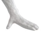 GLOBOSTAR® APES 01808 Μοντέρνο Επιτραπέζιο Φωτιστικό Πορτατίφ με Ντουί 1 x E27 AC 220-240V IP20 - Λευκό - Μ30 x Π27 x Υ30cm - Image 9