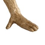 GLOBOSTAR® APES 01809 Μοντέρνο Επιτραπέζιο Φωτιστικό Πορτατίφ με Ντουί 1 x E27 AC 220-240V IP20 - Χρυσό - Μ30 x Π27 x Υ30cm - Image 9