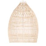 GLOBOSTAR® MALIBU 01810 Boho Κρεμαστό Φωτιστικό Οροφής με Ντουί 1 x E27 AC 220-240V IP20 - Μπεζ - Μ57 x Π57 x Υ75cm - Image 6