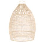 GLOBOSTAR® MALIBU 01810 Boho Κρεμαστό Φωτιστικό Οροφής με Ντουί 1 x E27 AC 220-240V IP20 - Μπεζ - Μ57 x Π57 x Υ75cm - Image 7