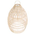GLOBOSTAR® MALIBU 01810 Boho Κρεμαστό Φωτιστικό Οροφής με Ντουί 1 x E27 AC 220-240V IP20 - Μπεζ - Μ57 x Π57 x Υ75cm - Image 8