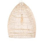 GLOBOSTAR® MALIBU 01811 Boho Κρεμαστό Φωτιστικό Οροφής με Ντουί 1 x E27 AC 220-240V IP20 - Μπεζ - Μ76 x Π76 x Υ100cm - Image 4