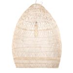 GLOBOSTAR® MALIBU 01812 Boho Κρεμαστό Φωτιστικό Οροφής με Ντουί 1 x E27 AC 220-240V IP20 - Μπεζ - Μ95 x Π95 x Υ125cm - Image 6