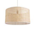 GLOBOSTAR® YOTTO 01822 Boho Κρεμαστό Φωτιστικό Οροφής με Ντουί 1 x E27 AC 220-240V IP20 - Μπεζ - Μ55 x Π55 x Y30cm - Image 2