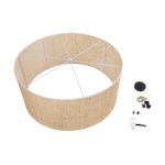 GLOBOSTAR® YOTTO 01823 Boho Κρεμαστό Φωτιστικό Οροφής με Ντουί 3 x E27 AC 220-240V IP20 - Μπεζ - Μ90 x Π90 x Υ40cm - Image 10