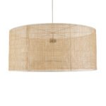 GLOBOSTAR® YOTTO 01823 Boho Κρεμαστό Φωτιστικό Οροφής με Ντουί 3 x E27 AC 220-240V IP20 - Μπεζ - Μ90 x Π90 x Υ40cm - Image 5