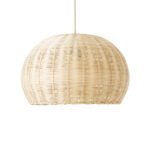 GLOBOSTAR® RAITO 01824 Boho Κρεμαστό Φωτιστικό Οροφής με Ντουί 1 x E27 AC 220-240V IP20 - Μπεζ - Μ40 x Π40 x Υ25cm - Image 5