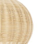 GLOBOSTAR® RAITO 01824 Boho Κρεμαστό Φωτιστικό Οροφής με Ντουί 1 x E27 AC 220-240V IP20 - Μπεζ - Μ40 x Π40 x Υ25cm - Image 8