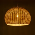 GLOBOSTAR® RAITO 01825 Boho Κρεμαστό Φωτιστικό Οροφής με Ντουί 1 x E27 AC 220-240V IP20 - Μπεζ - Μ60 x Π60 x Υ40cm - Image 3