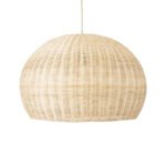 GLOBOSTAR® RAITO 01825 Boho Κρεμαστό Φωτιστικό Οροφής με Ντουί 1 x E27 AC 220-240V IP20 - Μπεζ - Μ60 x Π60 x Υ40cm - Image 5