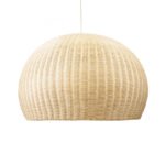 GLOBOSTAR® RAITO 01826 Boho Κρεμαστό Φωτιστικό Οροφής με Ντουί 1 x E27 AC 220-240V IP20 - Μπεζ - Μ100 x Π100 x Υ63cm - Image 5