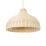 GLOBOSTAR® AFURU 01828 Boho Κρεμαστό Φωτιστικό Οροφής με Ντουί 1 x E27 AC 220-240V IP20 - Μπεζ - Μ60 x Π60 x Υ40cm - Image 2
