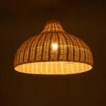 GLOBOSTAR® AFURU 01828 Boho Κρεμαστό Φωτιστικό Οροφής με Ντουί 1 x E27 AC 220-240V IP20 - Μπεζ - Μ60 x Π60 x Υ40cm - Image 3