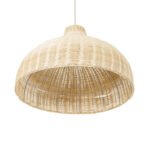 GLOBOSTAR® AFURU 01828 Boho Κρεμαστό Φωτιστικό Οροφής με Ντουί 1 x E27 AC 220-240V IP20 - Μπεζ - Μ60 x Π60 x Υ40cm - Image 6