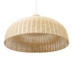 GLOBOSTAR® AFURU 01829 Boho Κρεμαστό Φωτιστικό Οροφής με Ντουί 1 x E27 AC 220-240V IP20 - Μπεζ - Μ100 x Π100 x Υ60cm - Image 6