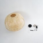 GLOBOSTAR® HIROKA 01836 Boho Κρεμαστό Φωτιστικό Οροφής με Ντουί 1 x E27 AC 220-240V IP20 - Μπεζ - Μ60 x Π60 x Υ50cm - Image 10